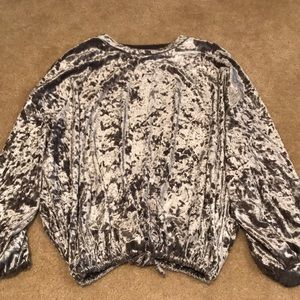 Velvet pullover